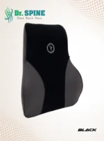 Top Gear Dr. Spine Memory Foam Seat Back Rest in Black