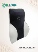 Top Gear Dr. Spine Memory Foam Seat Back Rest in Ice Gray