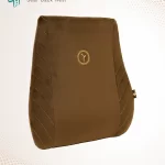 Top Gear Dr. Spine Slim Memory Foam Seat Back Rest in Beige/Coffee