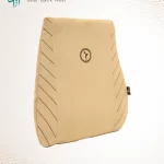 Top Gear Dr. Spine Slim Memory Foam Seat Back Rest in Coffee/Beige