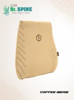 Top Gear Dr. Spine Slim Memory Foam Seat Back Rest in Coffee/Beige