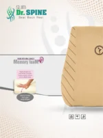 Top Gear Slim Seat Back Rest - Coffee/Beige Memory Foam