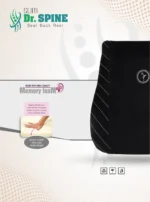 Top Gear Slim Seat Back Rest - Silver/Black Memory Foam