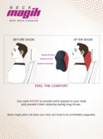 Top Gear Neck Cushion - Cherry/Black, Neck Magik Series