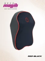 Top Gear Memory Foam Neck Cushion in Red/Black, Neck Magik Series