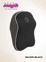 Top Gear Memory Foam Neck Cushion in Silver/Black, Neck Magik Series