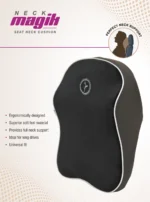 Top Gear Neck Magik Series - Silver/Black Memory Foam Neck Cushion