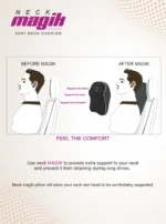 Top Gear Neck Cushion - Silver/Black, Neck Magik Series