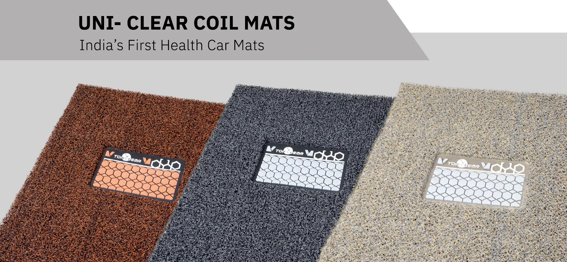 top gear uni-clear mats - universal fit clear car floor mats
