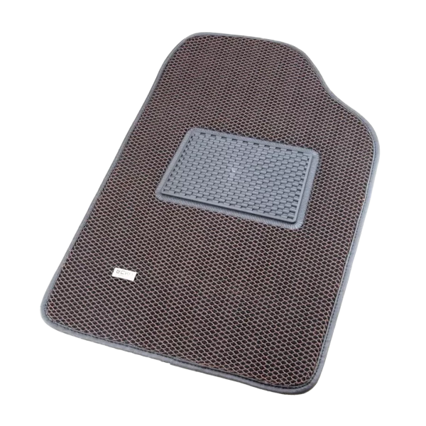 top gear ecko series uni-comb car mat set - complete car floor protection