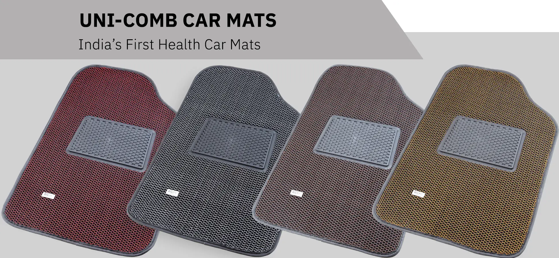 top gear uni-comb mats - versatile car floor mats