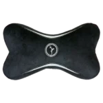 Memory Foam Neck Cushion - Neptune (Silver/Black Color) - Pack of 2 Pcs - Car Travel Accessories.