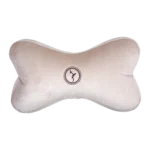 Memory Foam Neck Cushion - Pluto (Beige Color) - Pack of 2 Pcs - Car Travel Accessories.