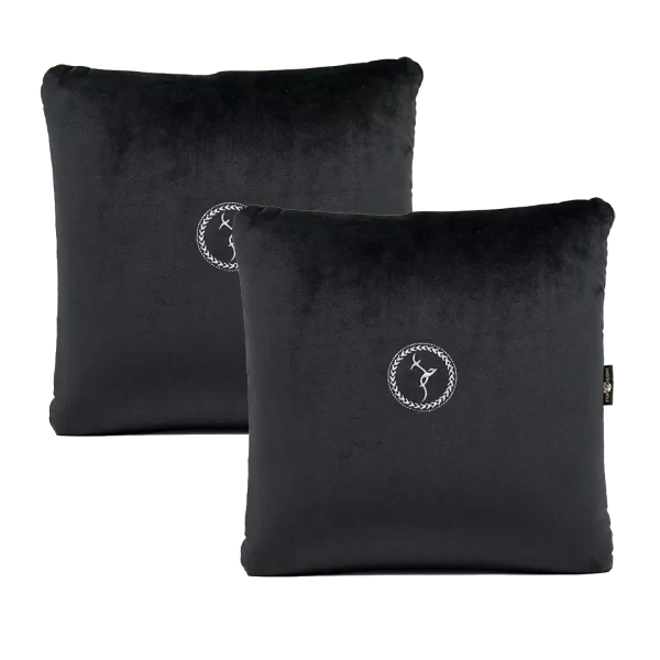 Top Gear Memory Foam Seat Cushions (Pack of 2 Pcs) - Black - Comfortable Seat Support.