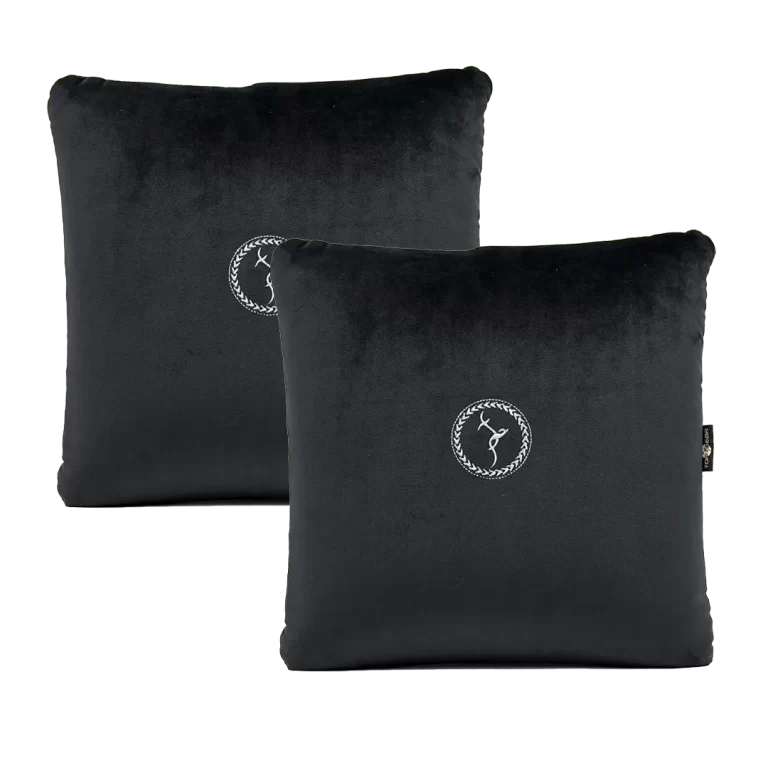 Top Gear Memory Foam Seat Cushions (Pack of 2 Pcs) - Black - Comfortable Seat Support.