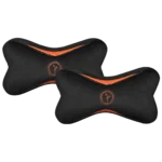 Memory Foam Neck Cushion - Neptune (Rust/Black Color) - Pack of 2 Pcs for Comfortable Car Travel.