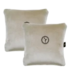 Top Gear Memory Foam Seat Cushions (Pack of 2 Pcs) - Beige - Comfortable Seat Support.
