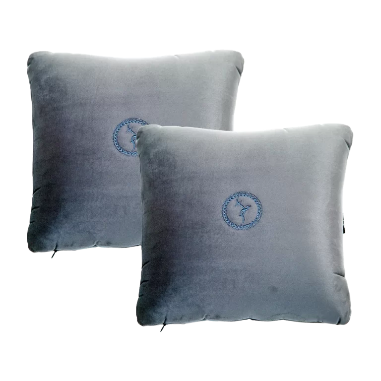 Top Gear Memory Foam Seat Cushions (Pack of 2 Pcs) - Gray - Comfortable Seat Support.