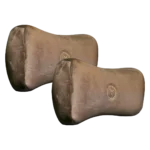 Memory Foam Neck Cushion - Pluto (Coffee color) - Pack of 2 Pcs for Comfortable Car Travel