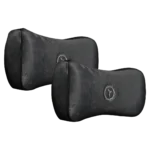 Memory Foam Neck Cushion - Pluto (Black Color) - Pack of 2 Pcs for Comfortable Car Travel.