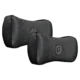 memory foam neck cushion - pluto (black color) - pack of 2 pcs for comfortable car travel.